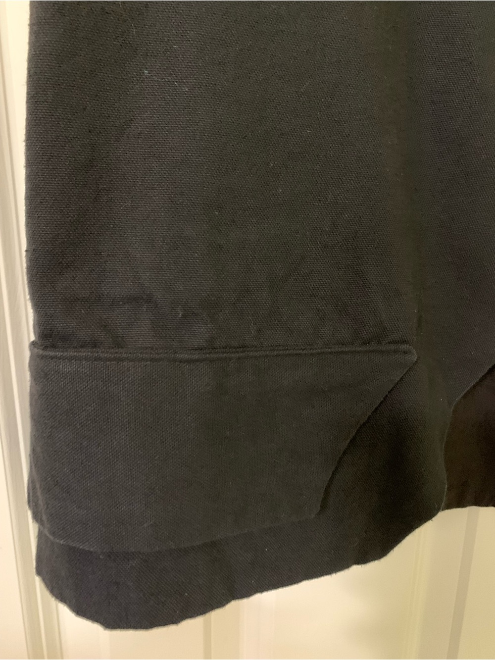 jas.Townsend&Son Cotton Canvas WaistCoat Vest Navy Pewter Buttons HistoricRepro - Picture 5 of 10
